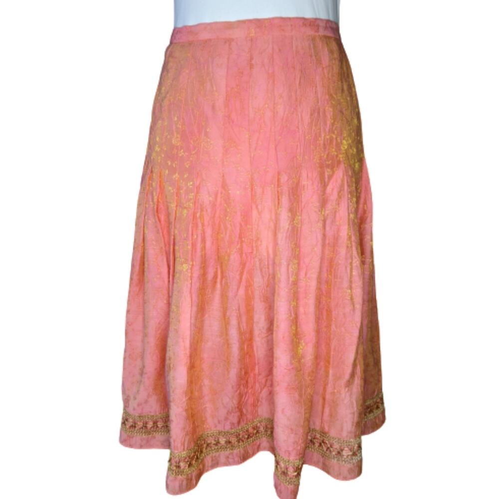 Antonio Melani Drop Pleat Brocade Skirt Size 4